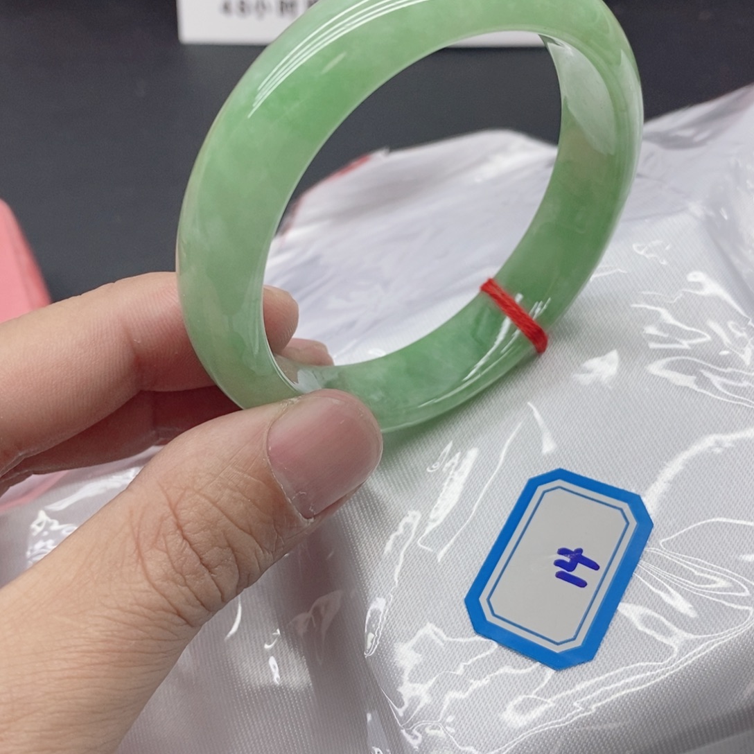 若***岫玉未镶嵌手镯翡手镯14