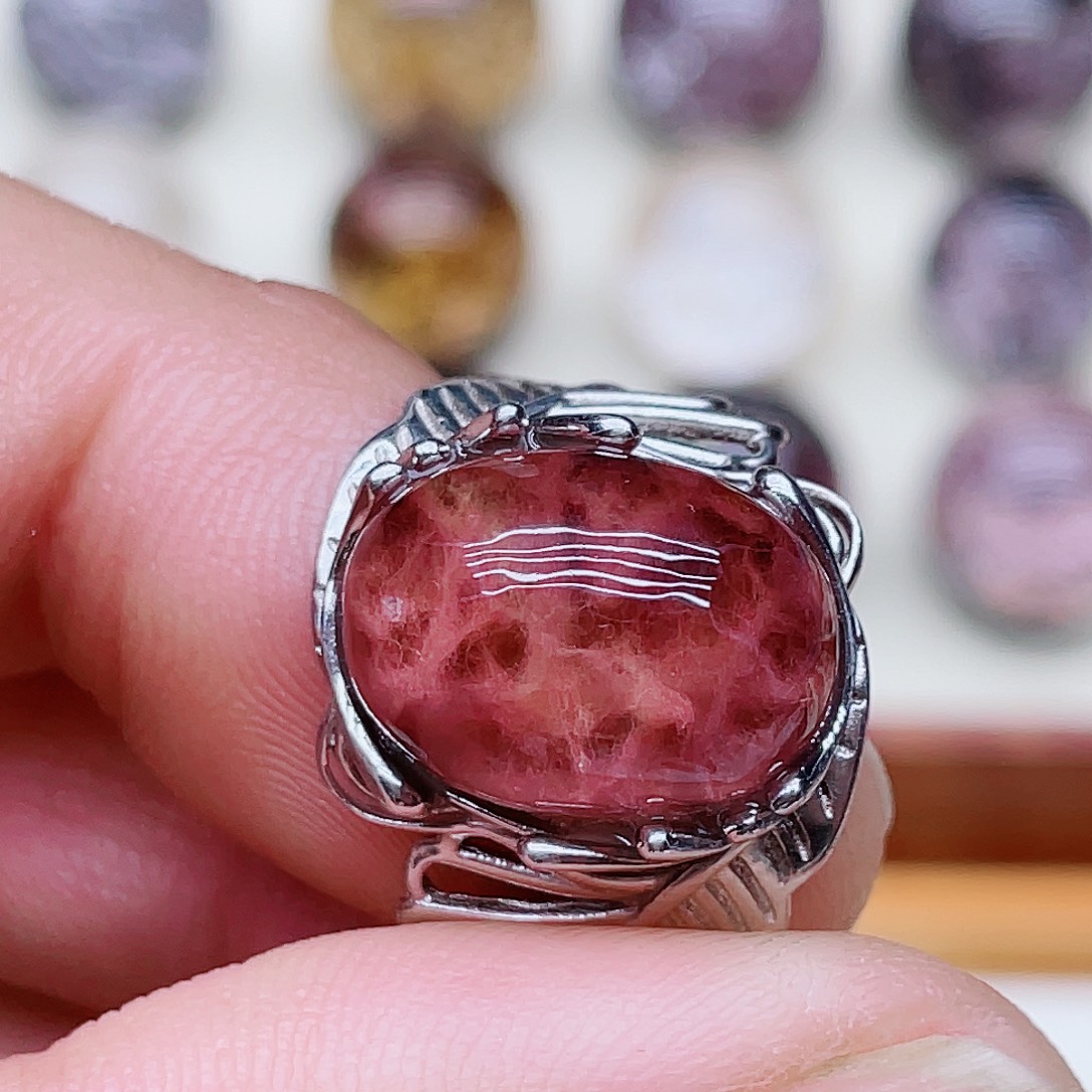 银S925镶嵌水晶戒指