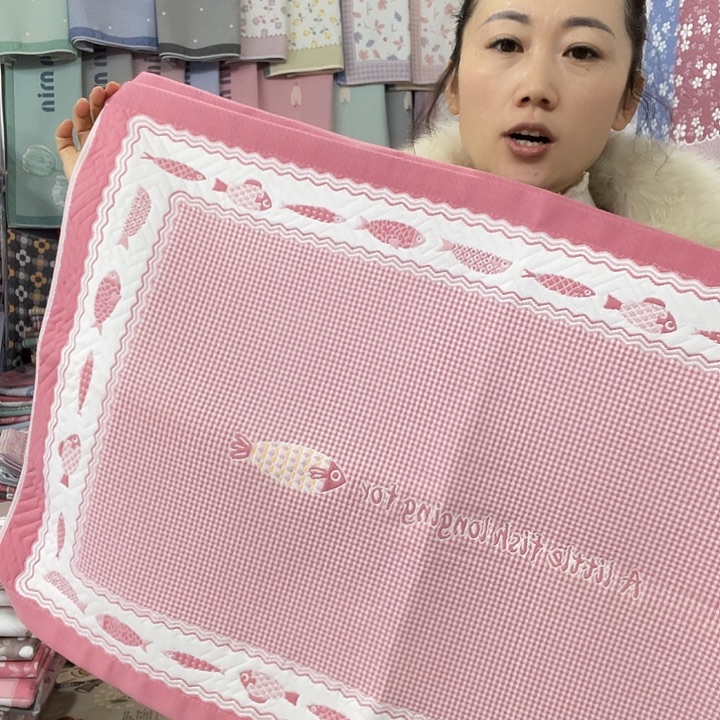 棉特价促销粉色小鱼