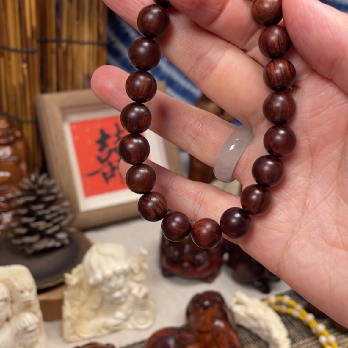 【闪购商品】黄花梨/降香黄檀手串/手链