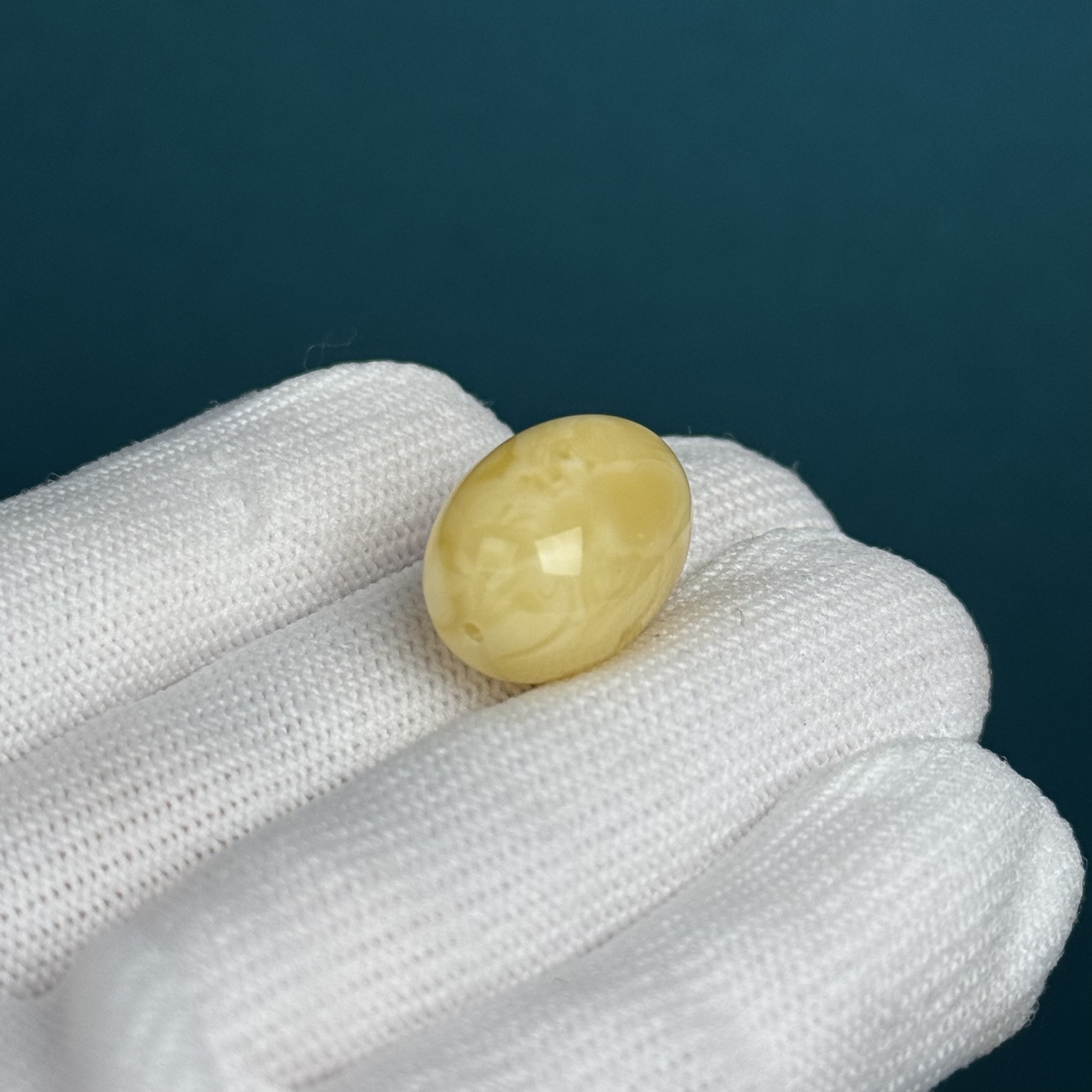 F1545天然原矿蜜蜡 枣珠13.2*18mm支持复检假一罚十