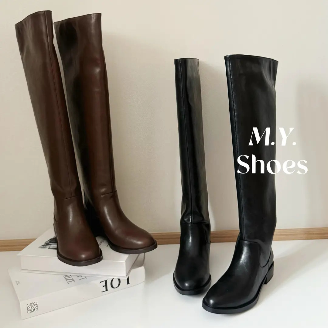 【直腿本命靴｜平底】骑士百搭时尚秋冬女鞋高筒靴
