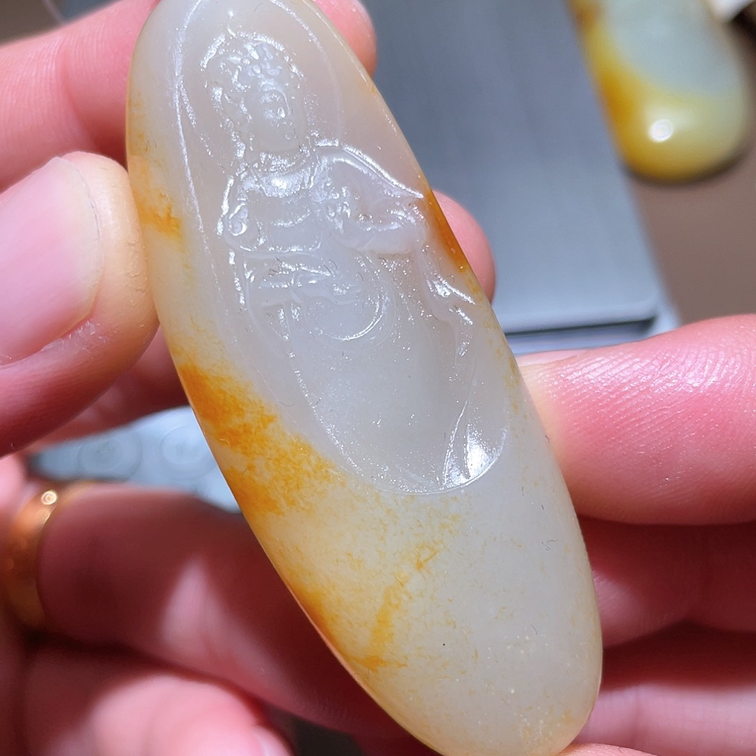 和田玉未镶嵌摆件D1