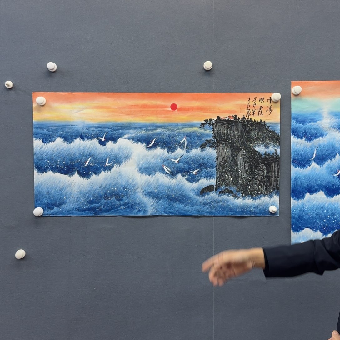 书法书法作品多次参加