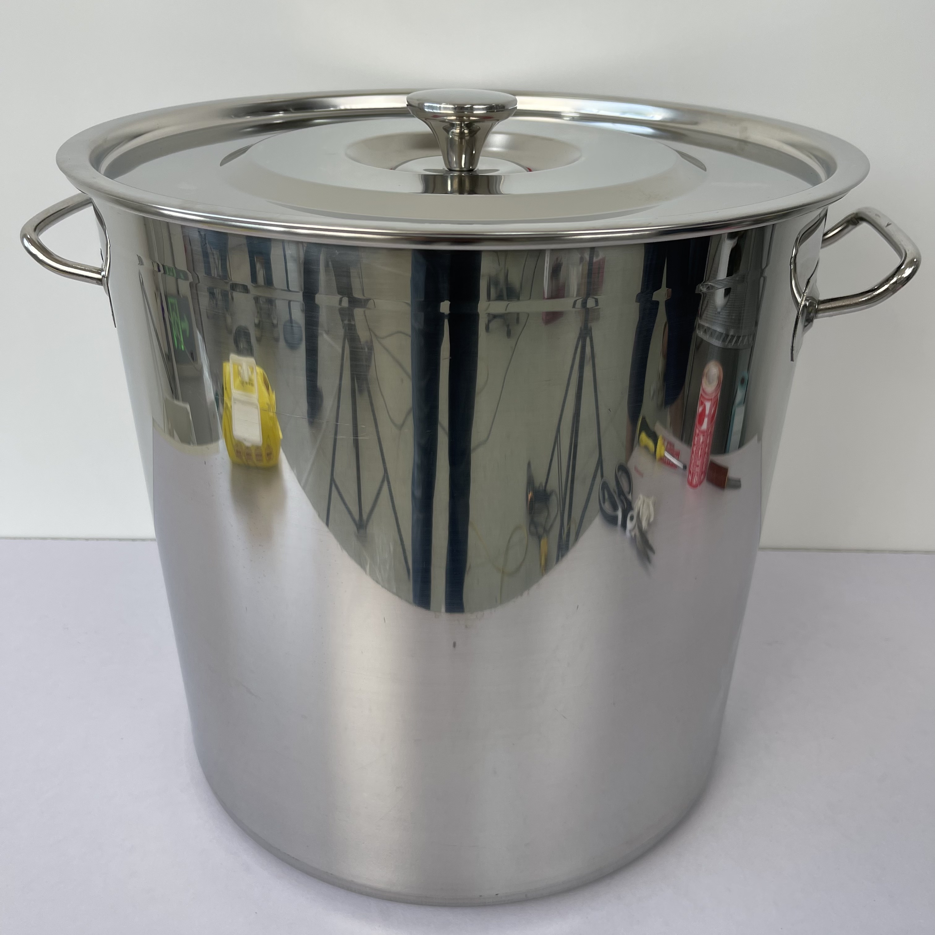 商用汤桶带盖汤锅加厚底大容量不锈钢家用储水桶304不锈钢桶F4