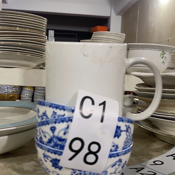 瓷三个碗一个杯c198