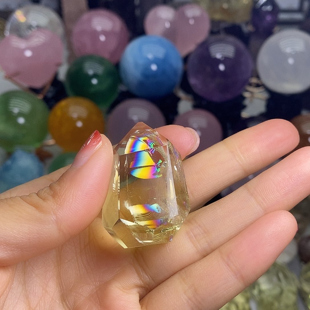 水晶摆件未镶嵌吊坠