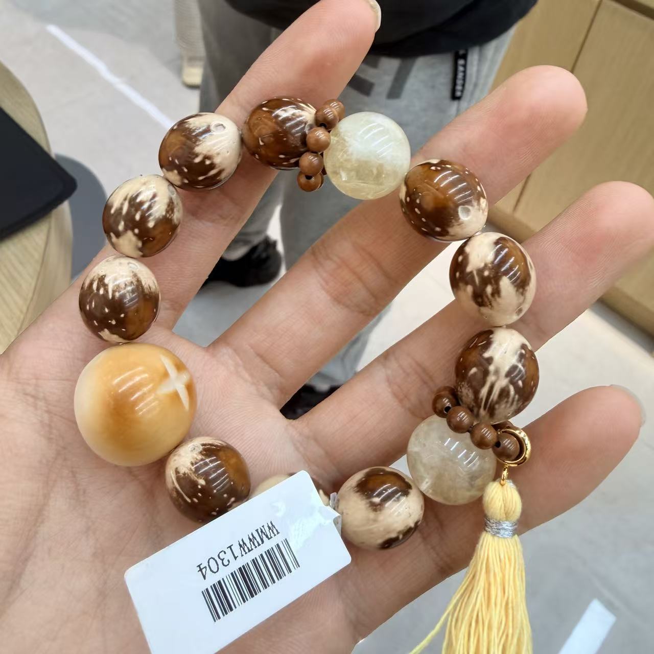 1304紫金鼠水晶手串