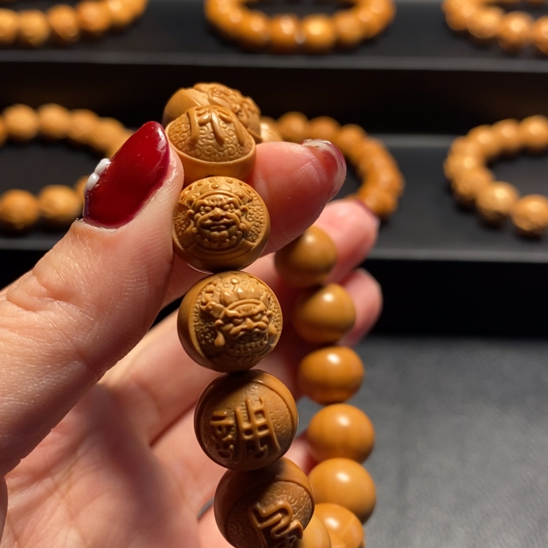 猴头核桃手串风调雨顺