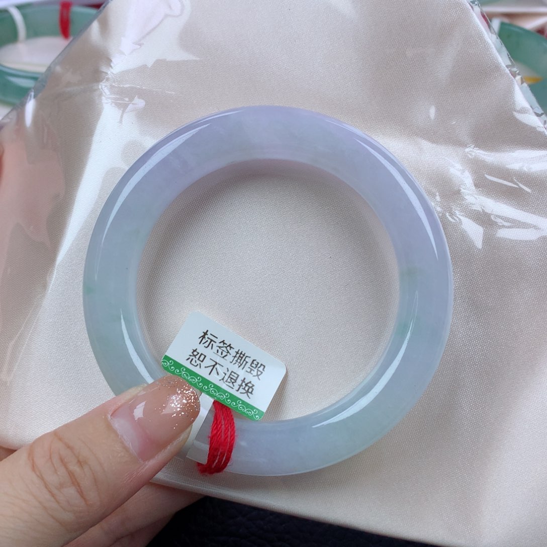 未镶嵌手镯翡翠缅甸天然翡翠57圈