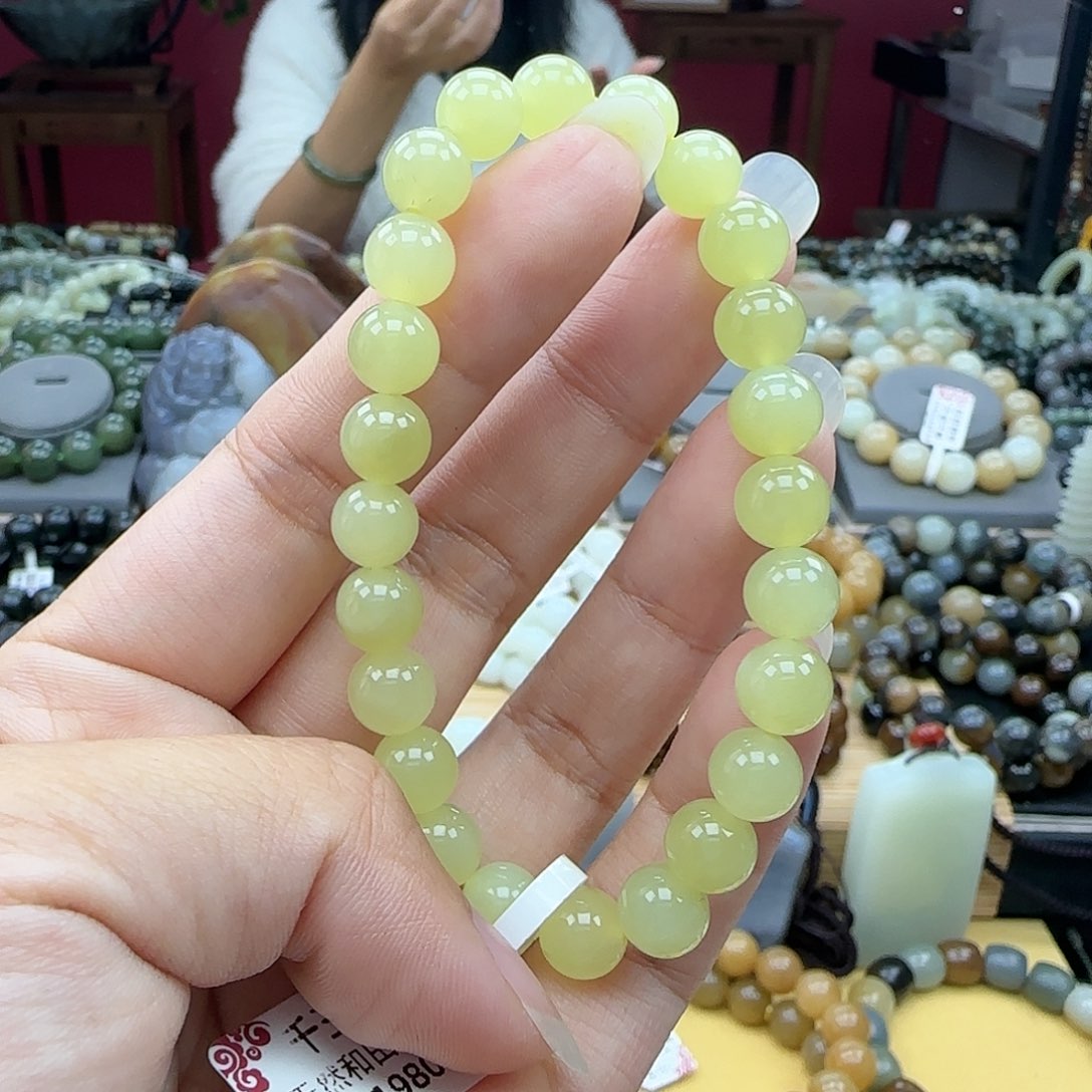 和田玉手链未镶嵌福利有裂