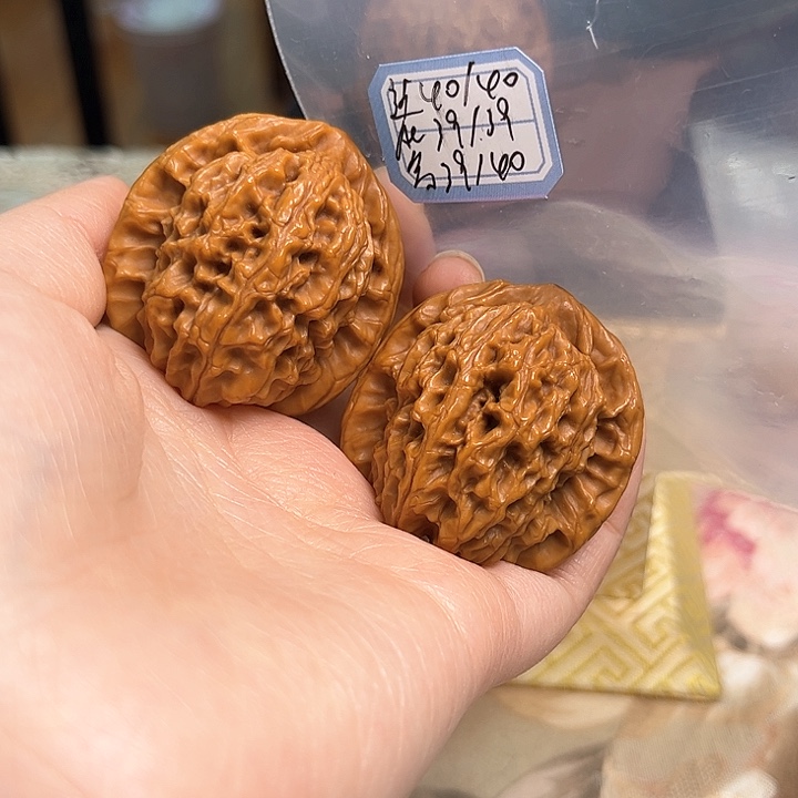 文玩核桃把件非嫁接马老四