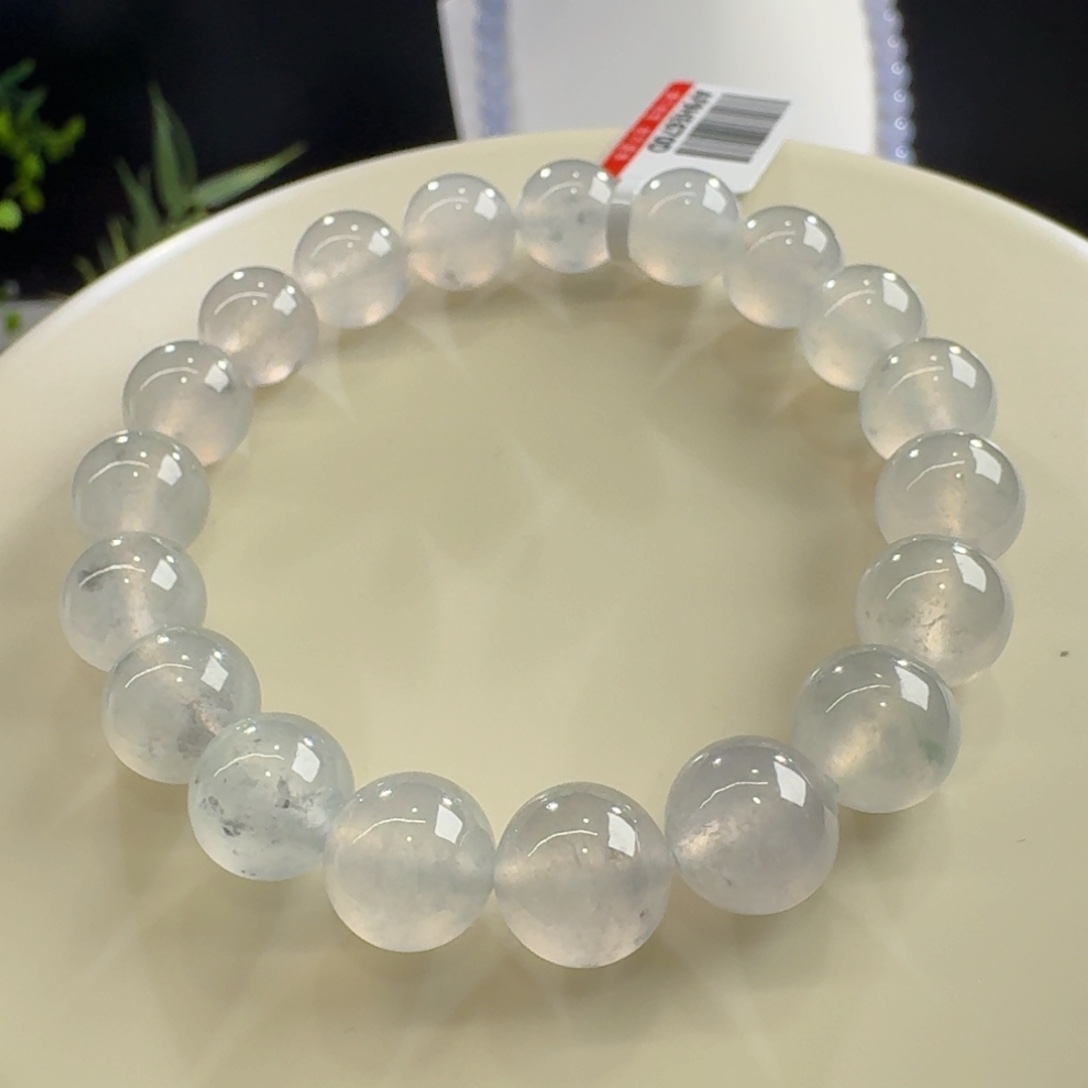 未镶嵌手链翡翠力推！性价比！高冰冰咖色单圈卡10