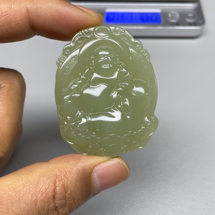 和田玉吊坠(不含链)未镶嵌A***a