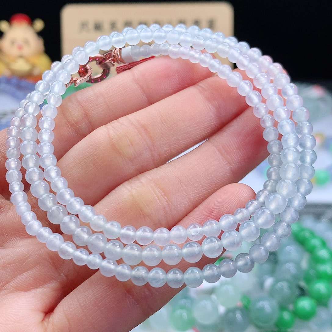 翡翠手链未镶嵌卡3.5-4.5