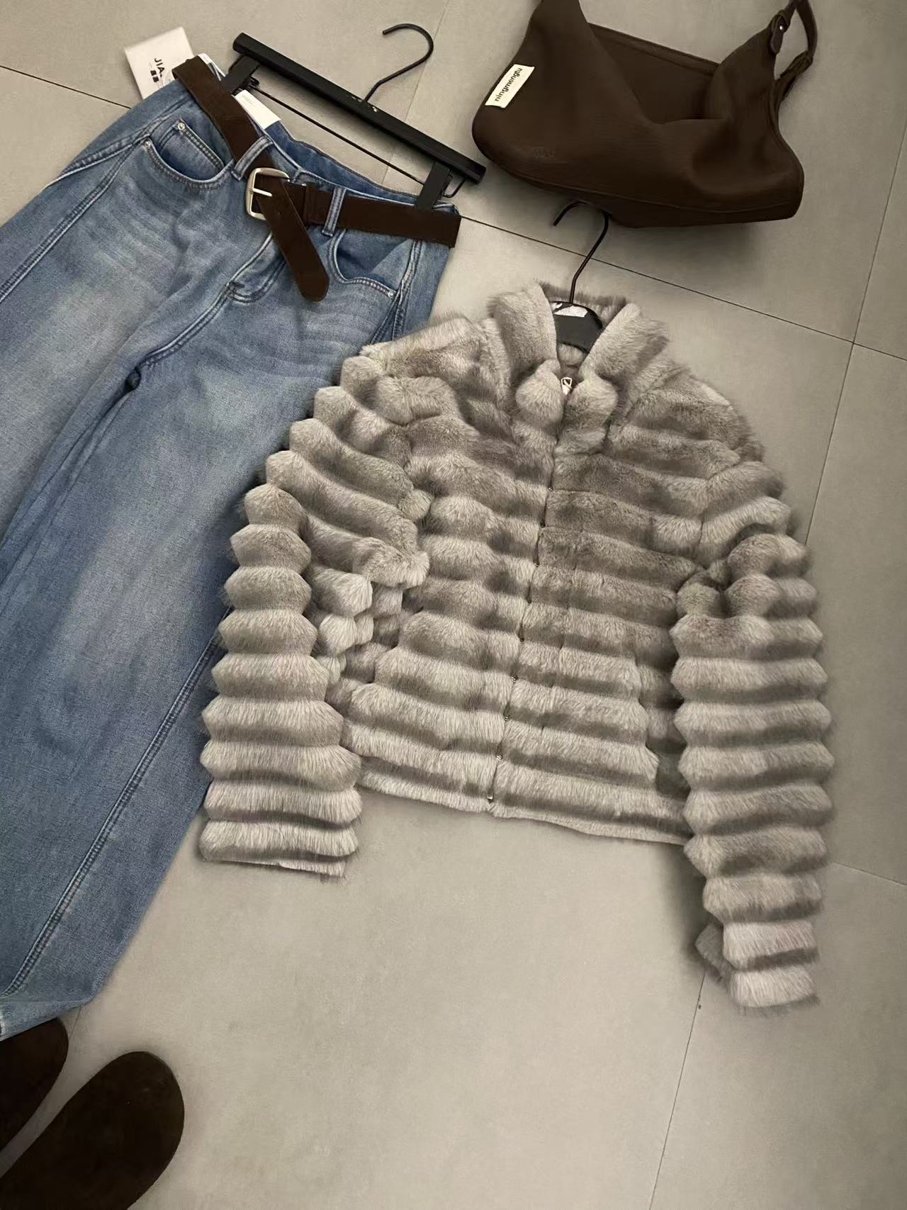 【ARONG阿荣家】外套05599-灰色-F