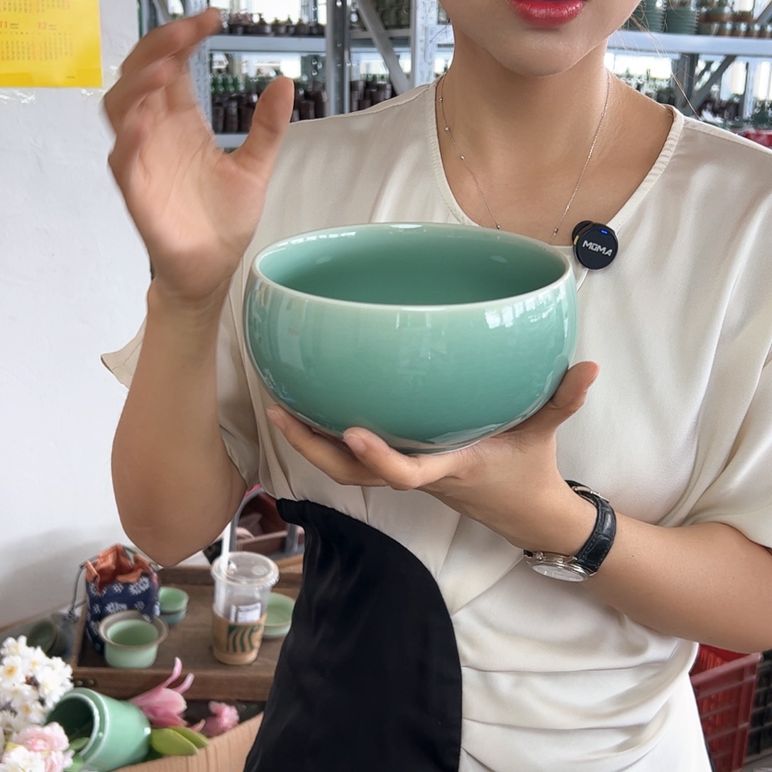 龙泉云间青瓷小米茶器