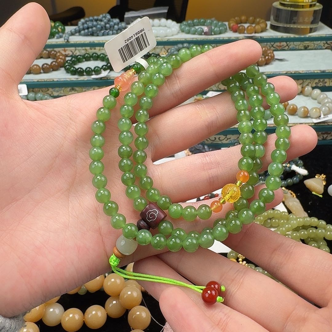 和田玉手串未镶嵌