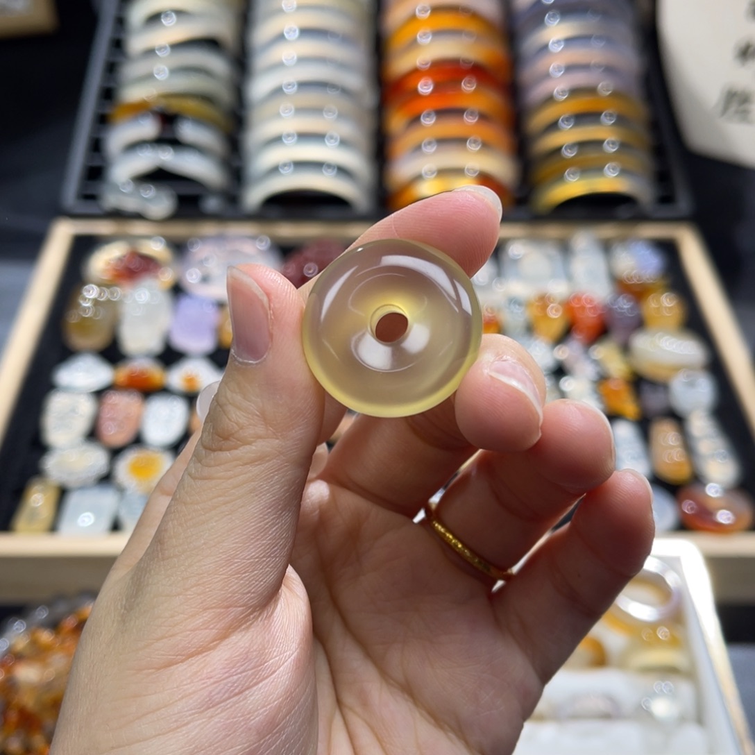 玛瑙/玉髓未镶嵌戒指