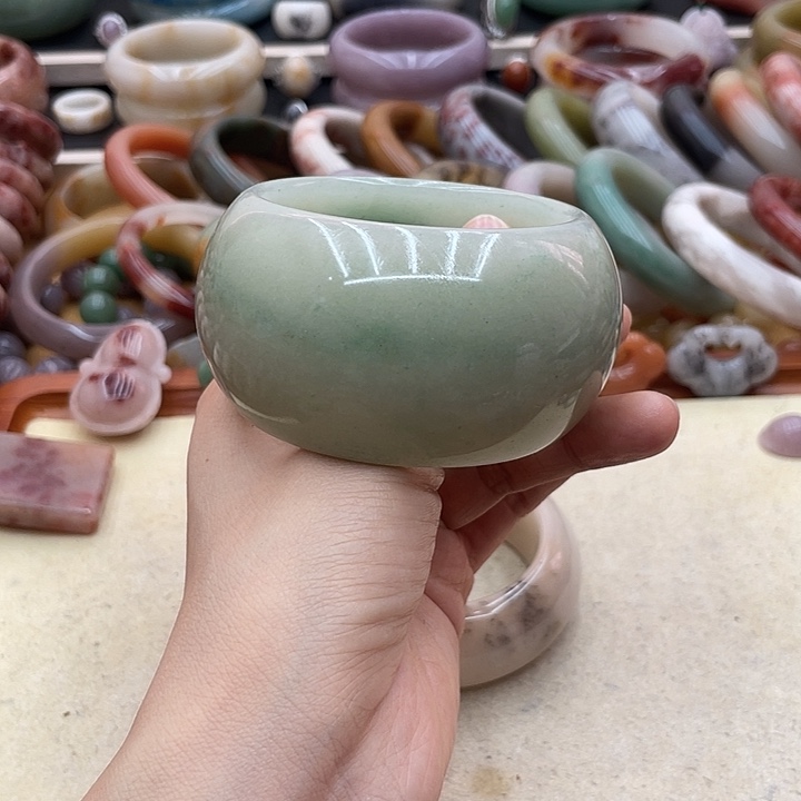 石英质玉圈口57未镶嵌