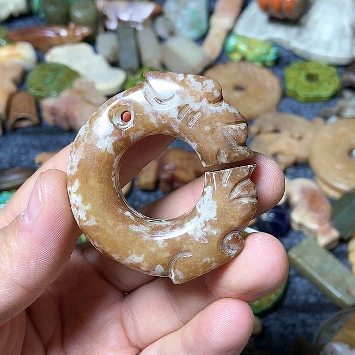 和田玉未镶嵌颈饰109