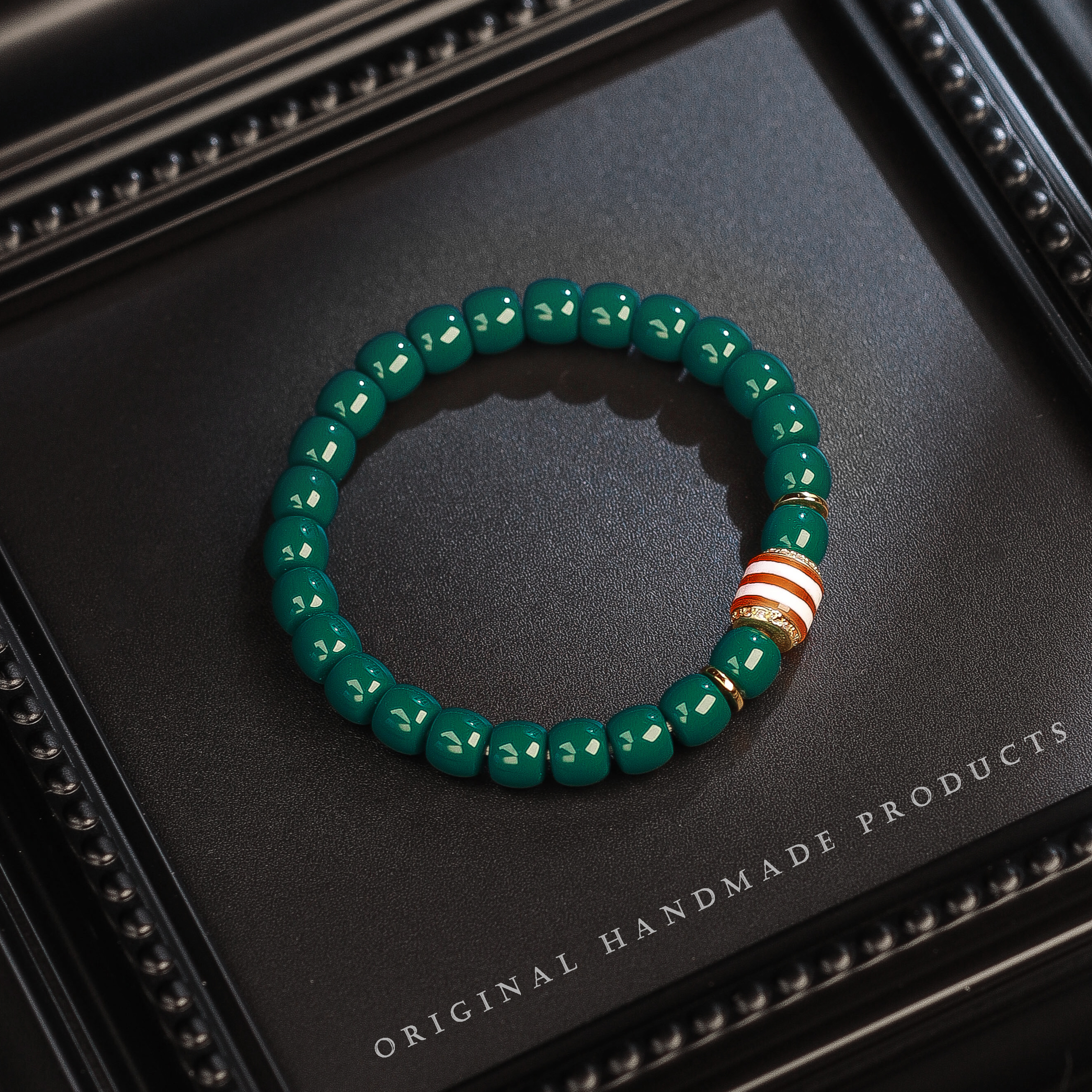 高瓷玉化地狱色（7.2mm）直切老型单圈(男女叠戴款）