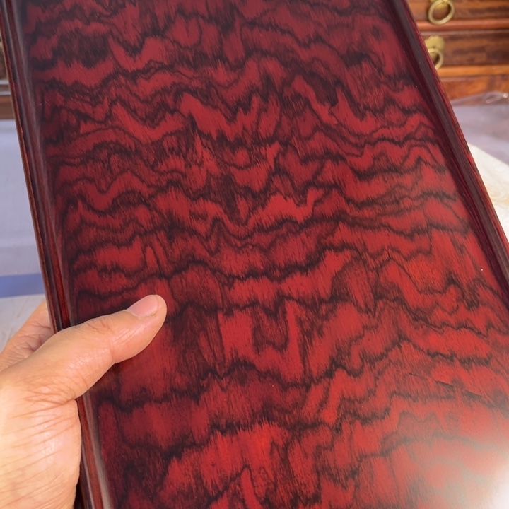 木红酸枝独板托盘