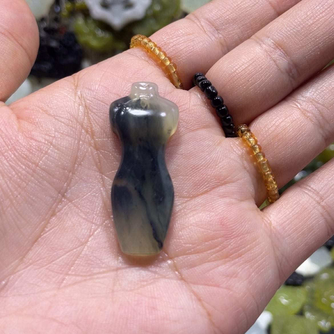 【闪购商品】岫玉颈饰未镶嵌82吊坠