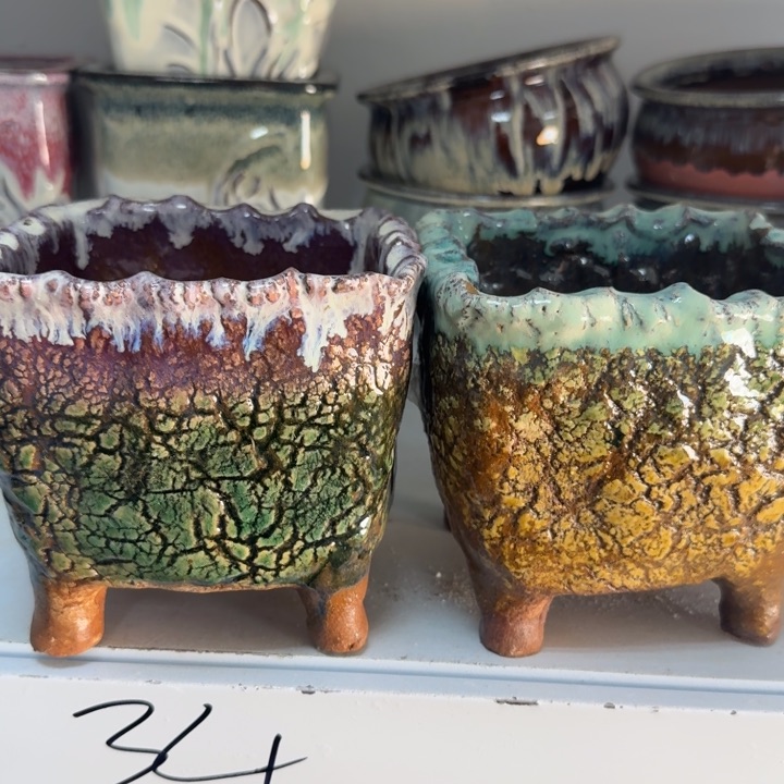 紫砂花盆口14高11，1111111