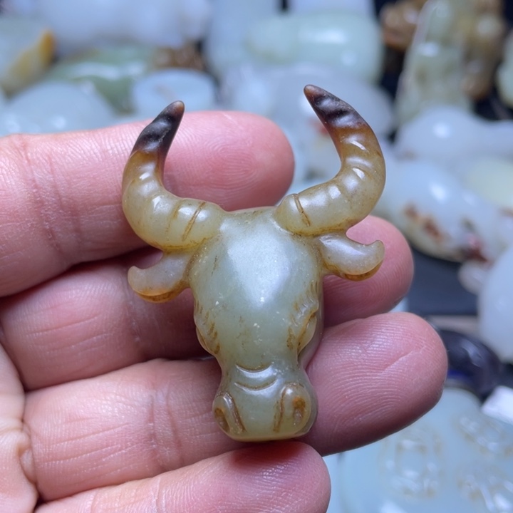 和田玉吊坠(不含链)未镶嵌