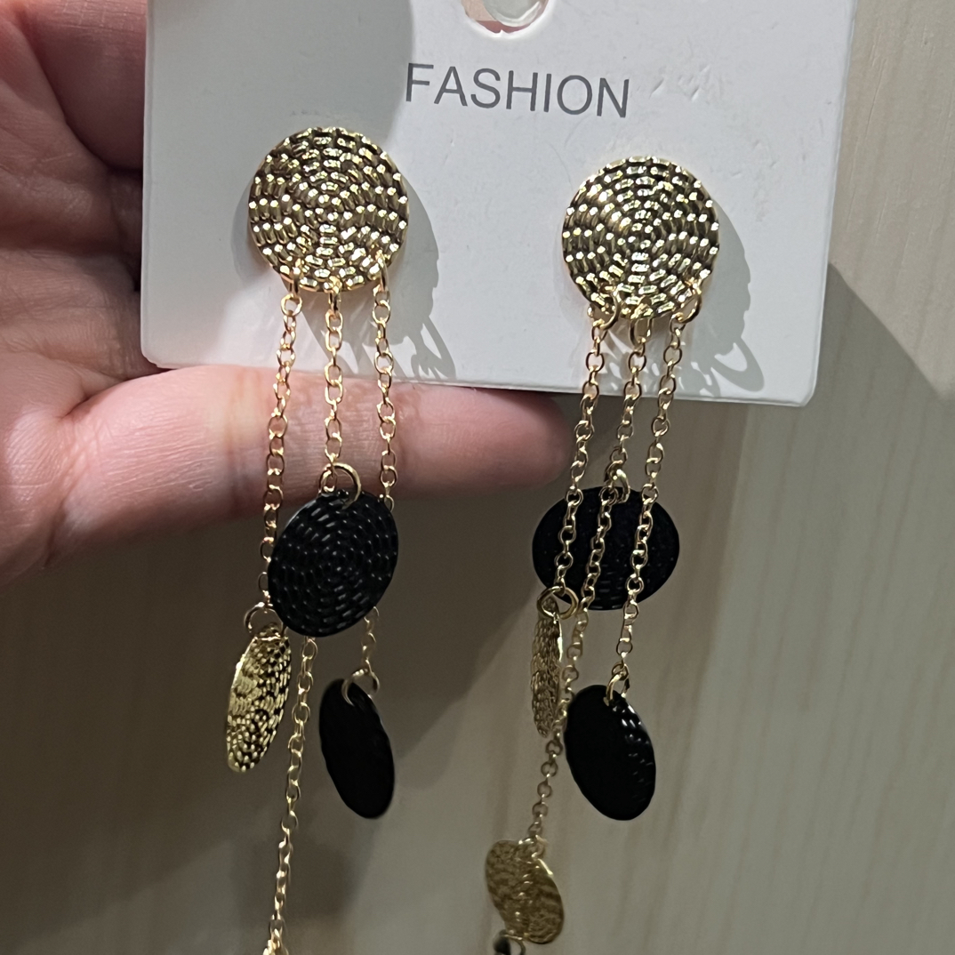 铜合金耳饰 铜合金复古美拉德风花朵女轻奢高级感小众气质耳饰