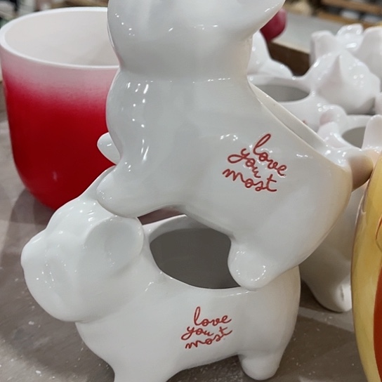 多肉绿植陶瓷花盆9.9包邮，有孔