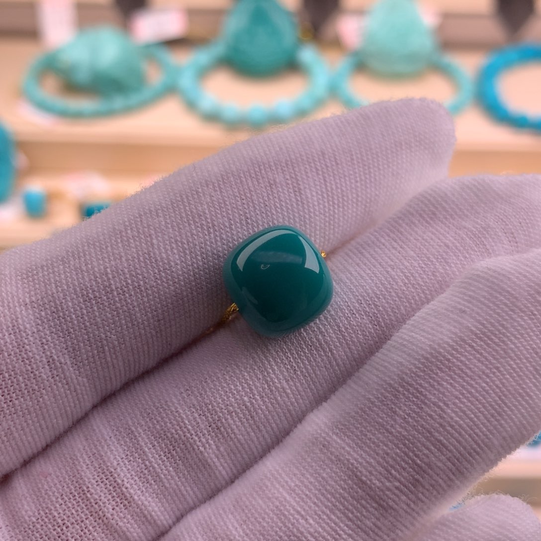 未镶嵌绿松石珠宝奇石11.5-10.5