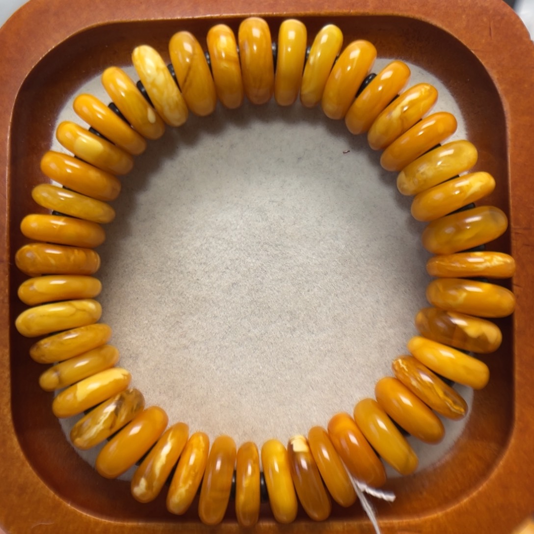 蜜蜡未镶嵌手串蜜蜡