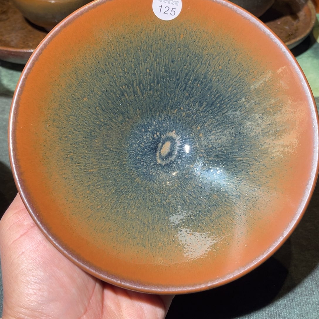 用***7茶盏陈张义柴烧建盏