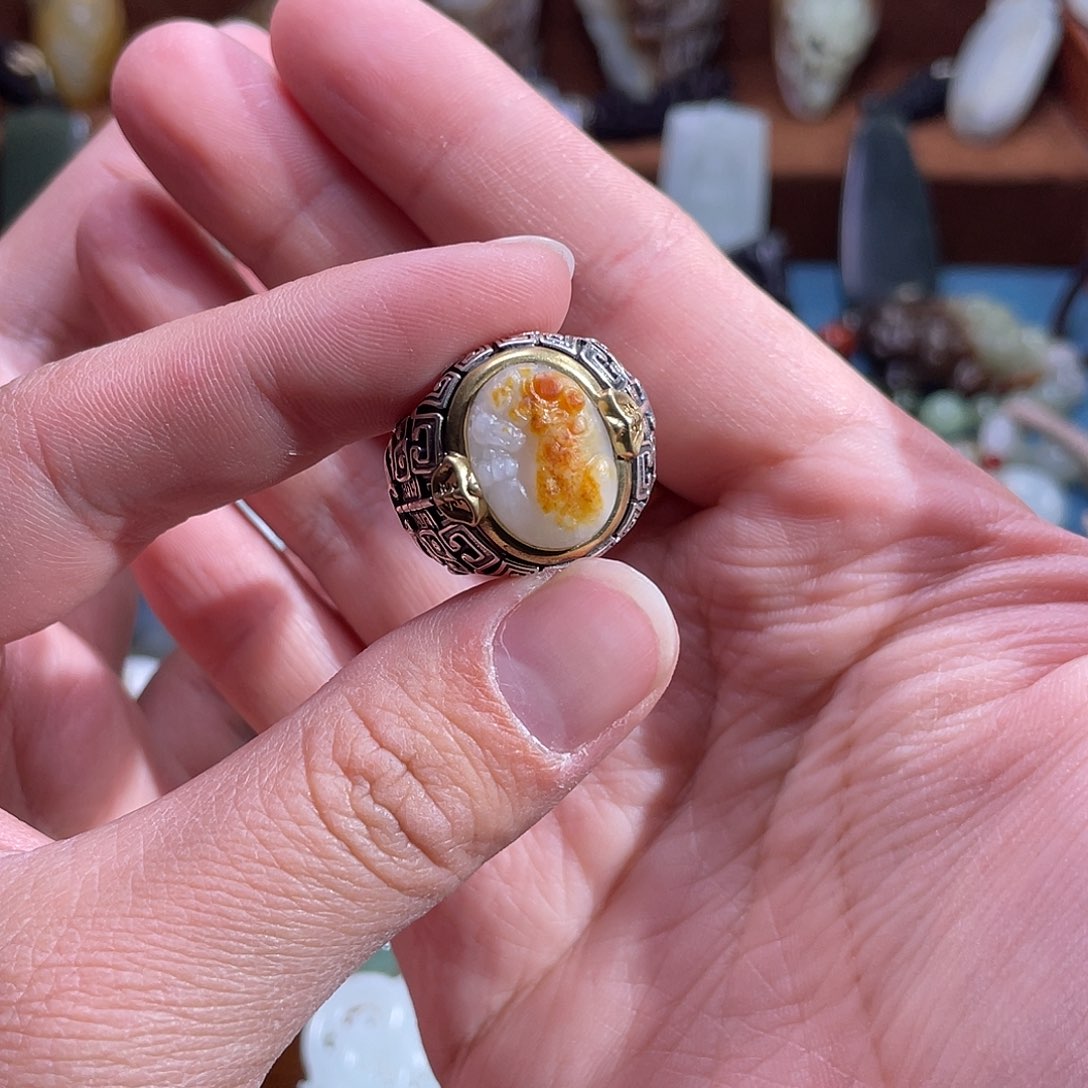 和田玉未镶嵌挂件水****）