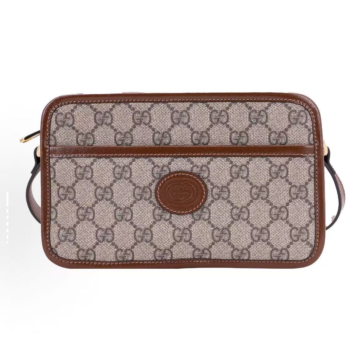 99新 GUCCI/古驰 Gucci老花横版盒子包