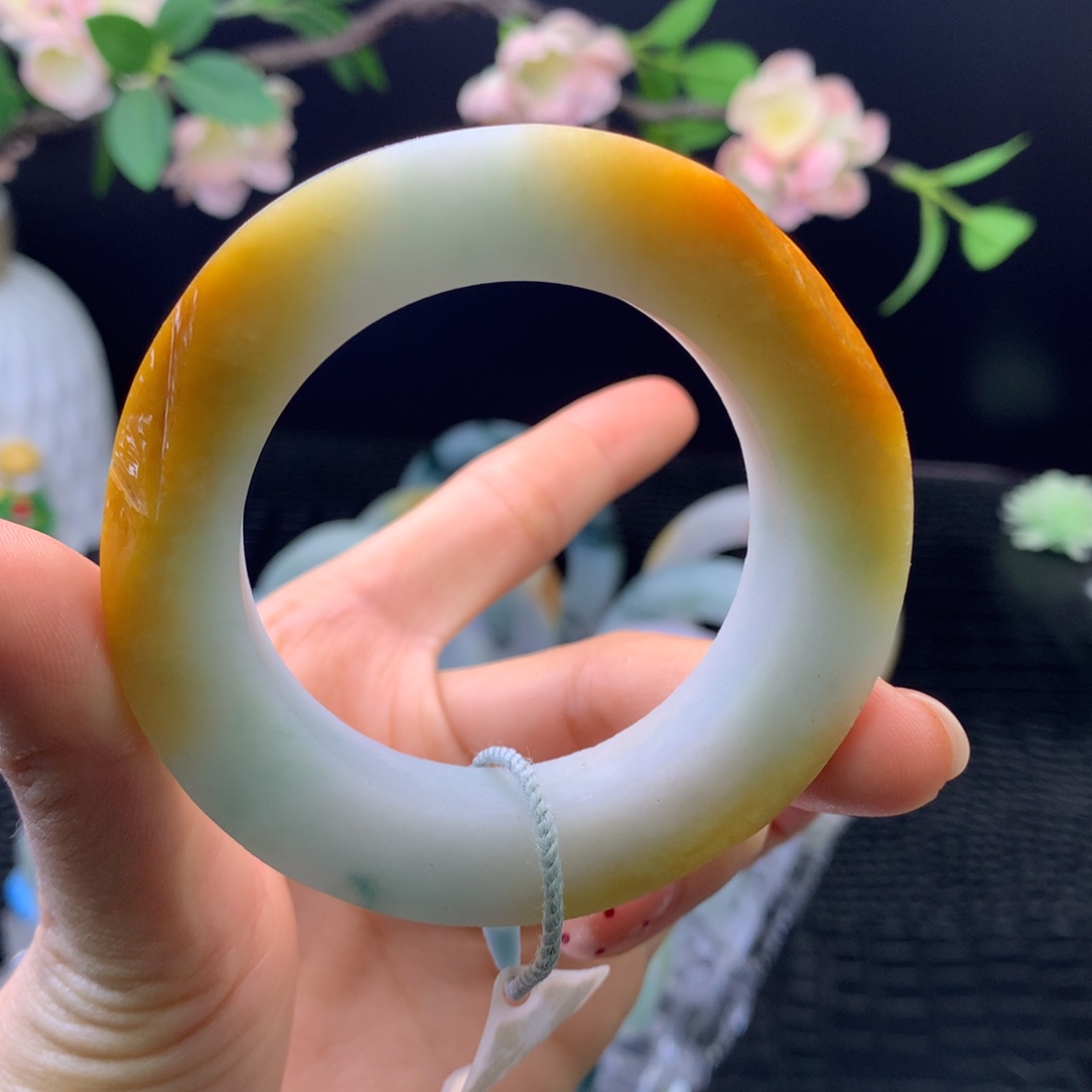 定制翡翠未镶嵌手镯48-56