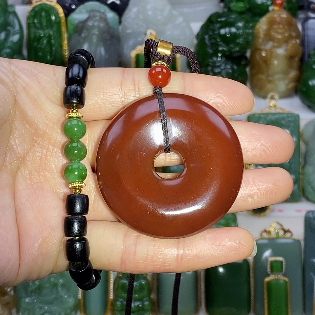 和田玉（碧玉）手串未镶嵌