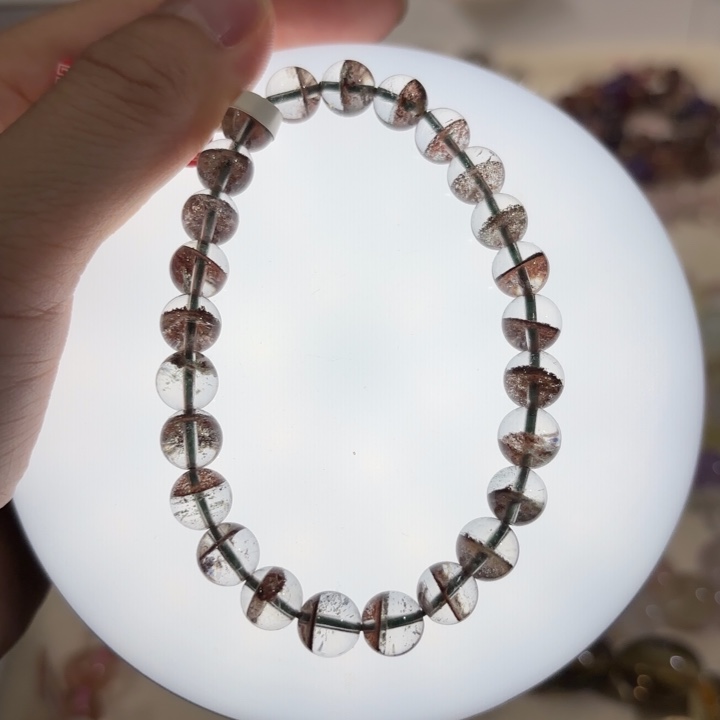 未镶嵌手链水晶红幽灵