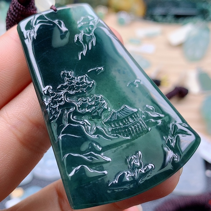 【闪购商品】翡翠颈饰未镶嵌翡翠吊坠