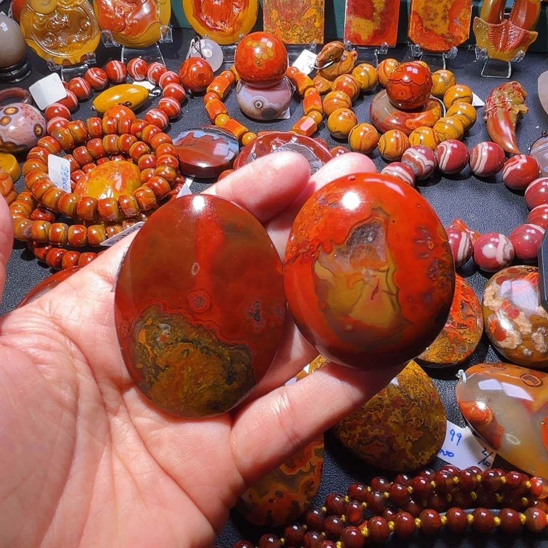 用***5玛瑙/玉髓吊坠(不含链)未镶嵌