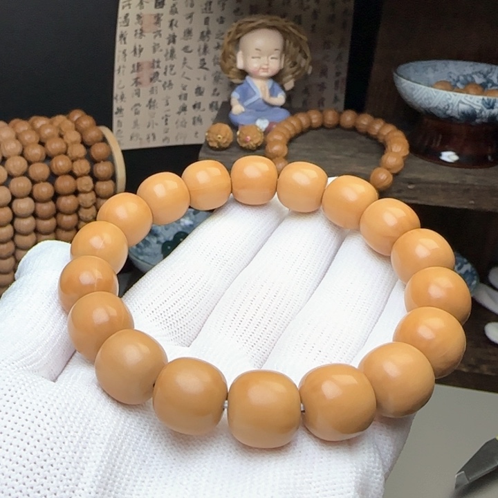 猴头核桃手串龙炎老型一级品3-5小时上色