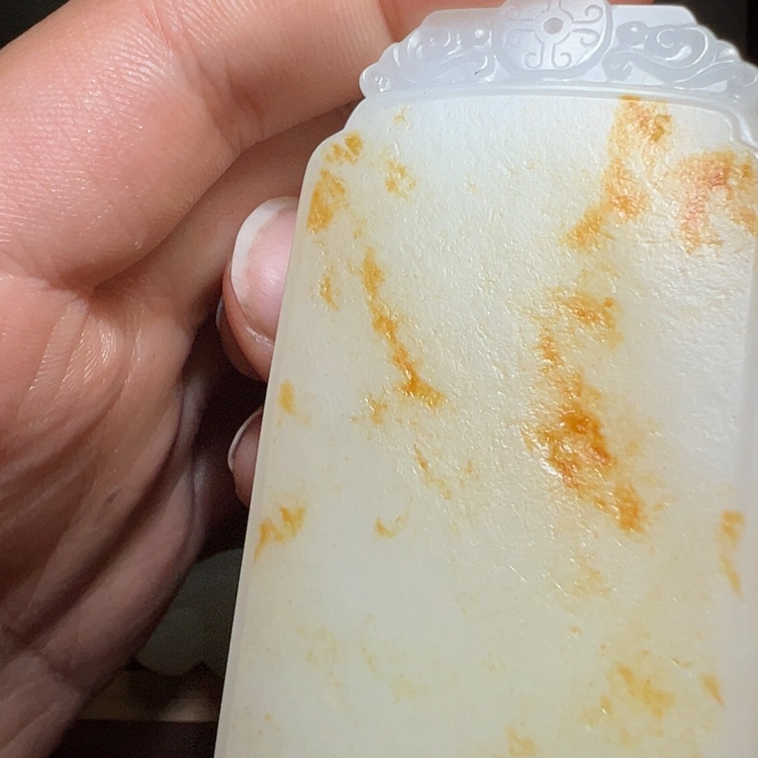 和田玉挂件未镶嵌顺**意