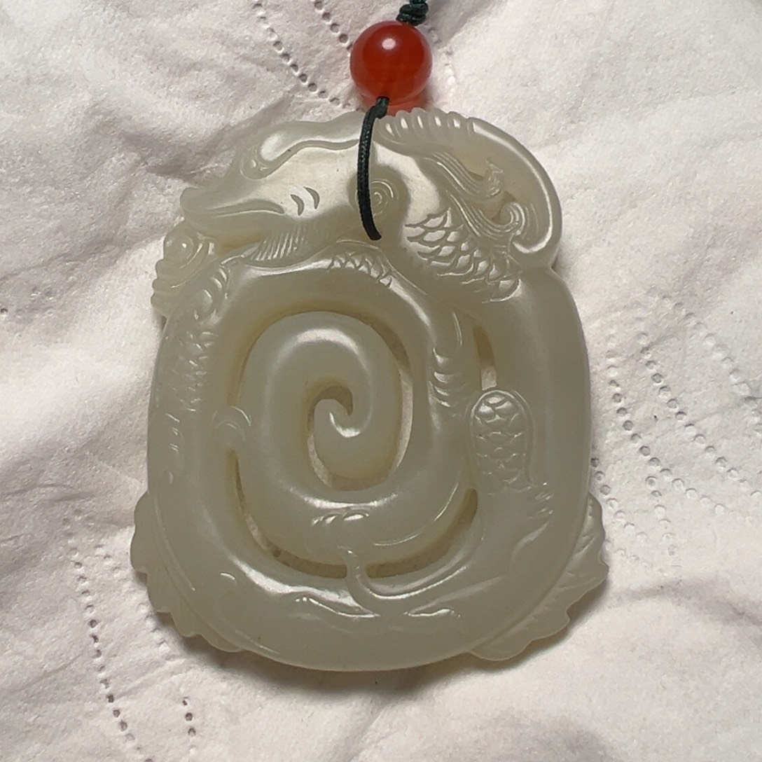 红***都和田玉未镶嵌挂件