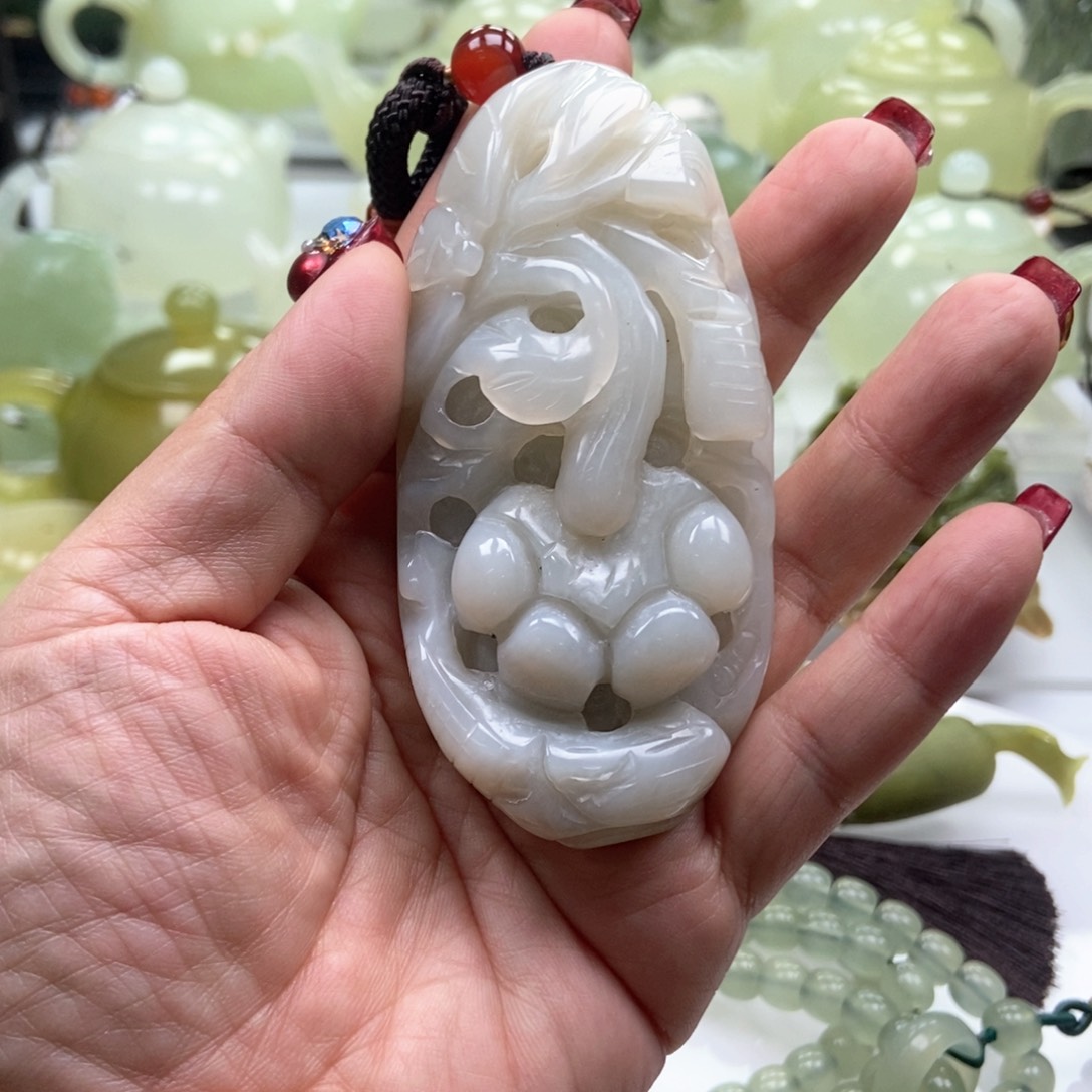 蛇纹石玉手链未镶嵌