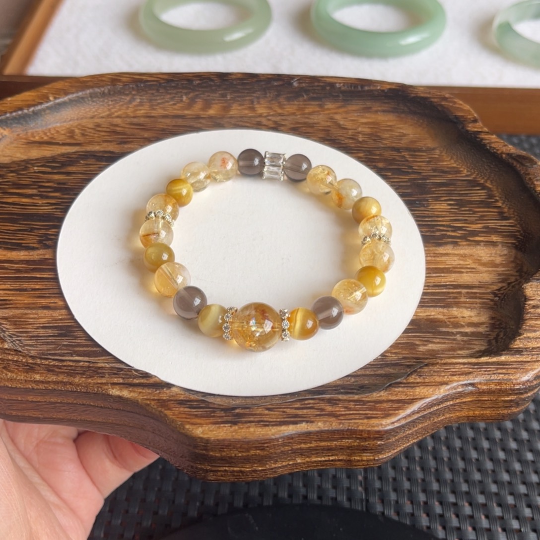 东陵石未镶嵌手镯