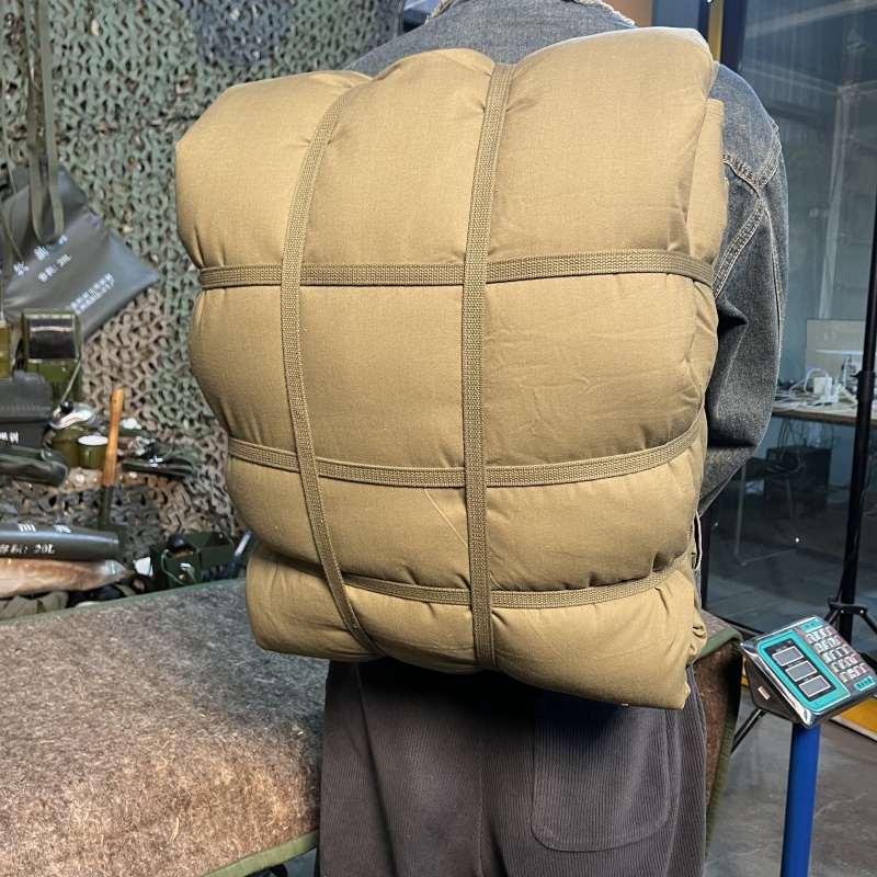 正品灰绿色陆空棉热熔棉被