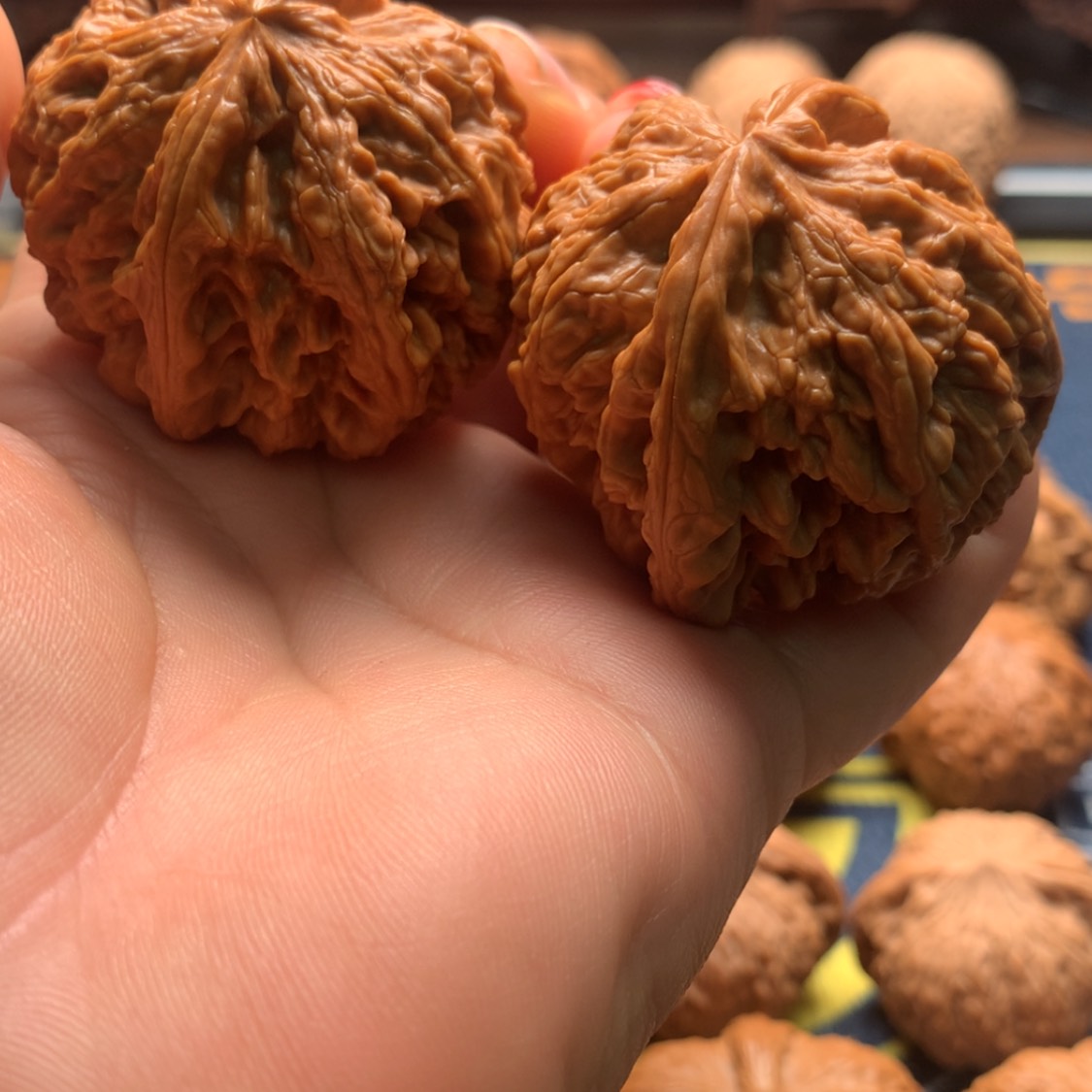 【闪购商品】把件文玩核桃联****哥粗筋44