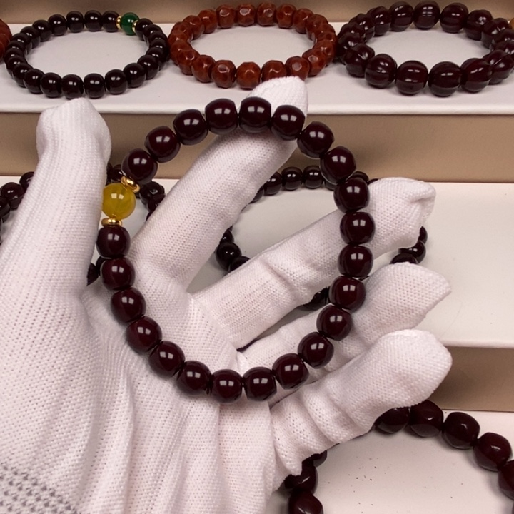 核桃手串/手链山****司猴头雕刻